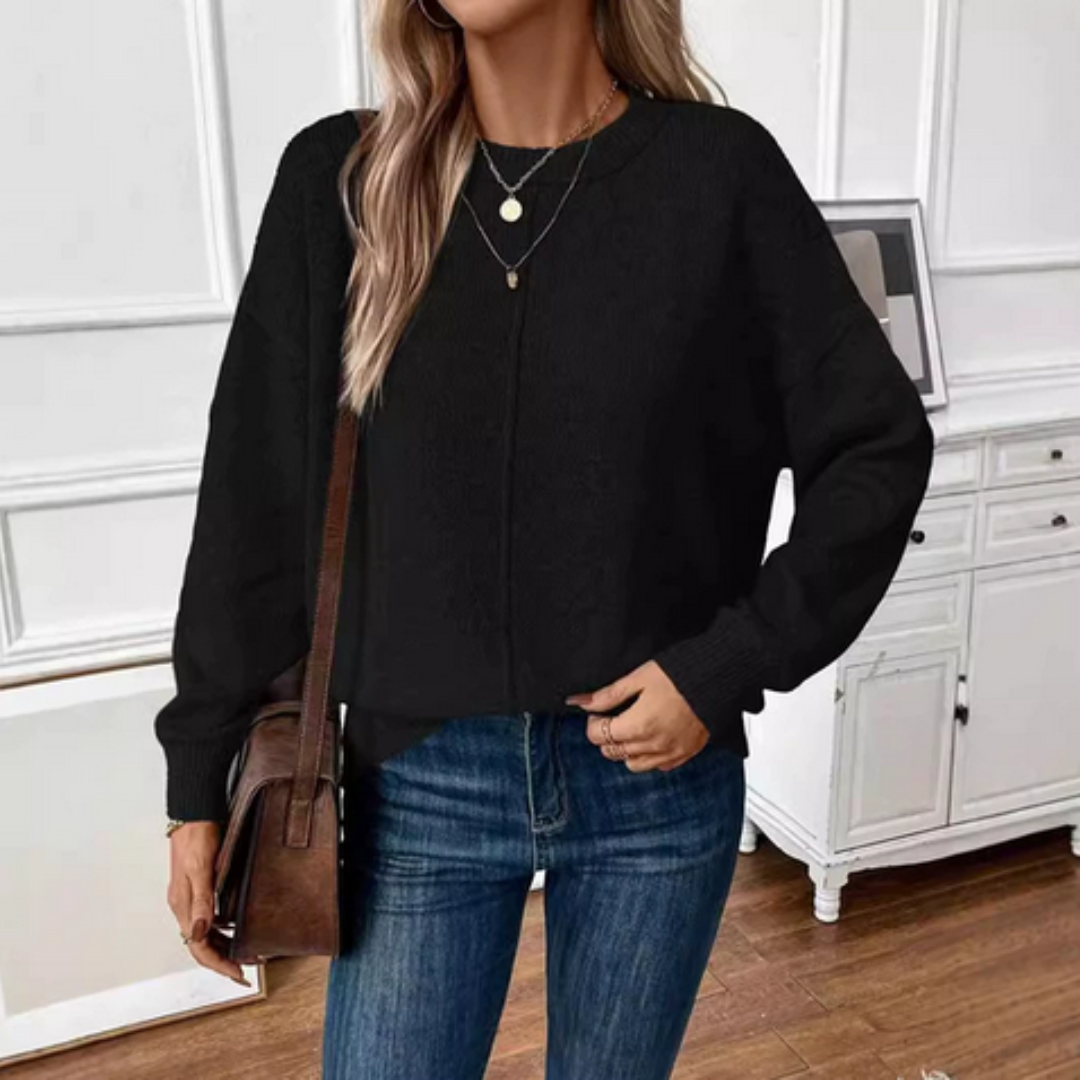 Emilia Mjuk Klassisk Tröja